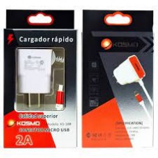 CARGADOR KOSMO MICRO USB 220V / 2A